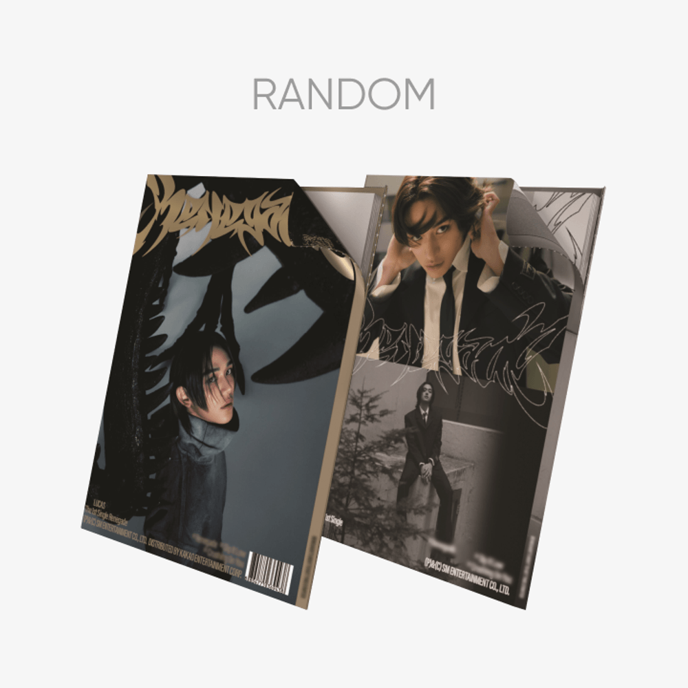 Đĩa LUCAS 1st Single [Renegade] (Photo Book Ver) Random-Kallos