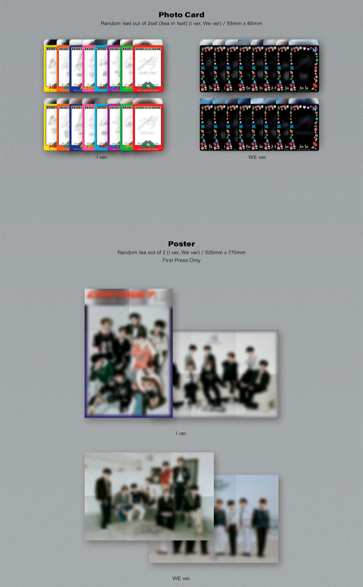 Đĩa LUN8 1st Mini Album 'CONTINUE?' (I Ver)-Kallos