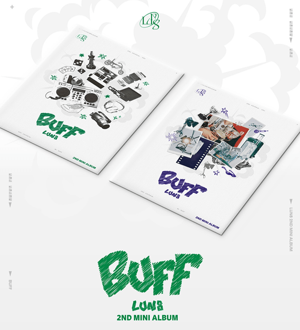 Đĩa LUN8 2nd Mini Album [BUFF] (Timecapsule Ver)-Kallos