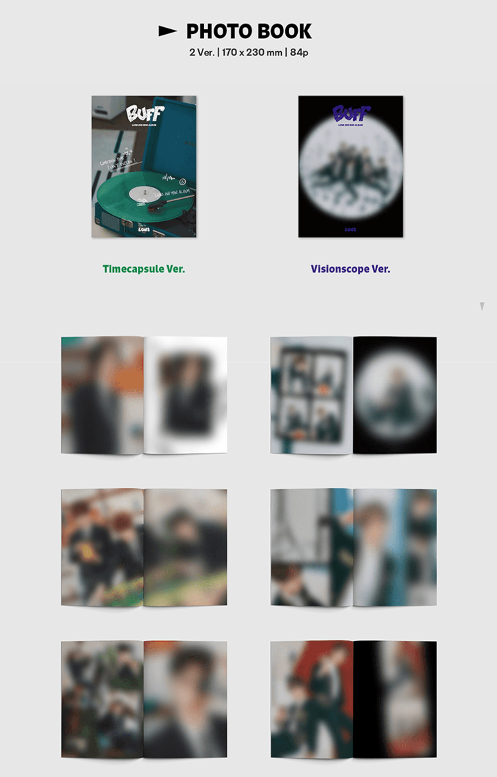 Đĩa LUN8 2nd Mini Album [BUFF] (Set)
