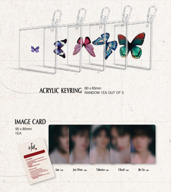 Đĩa LUN8 Single Album 'Butterfly' (PLVE) (Jin Su Ver)-Kallos