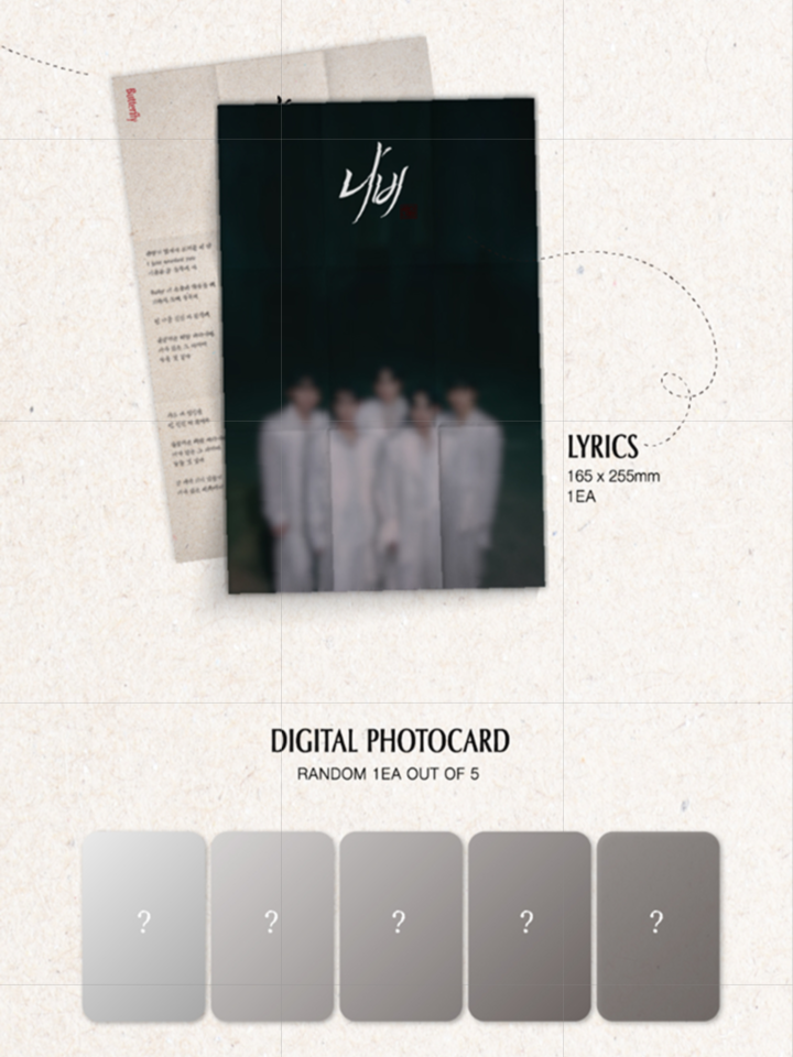 Đĩa LUN8 Single Album 'Butterfly' (PLVE) (Jin Su Ver)-Kallos