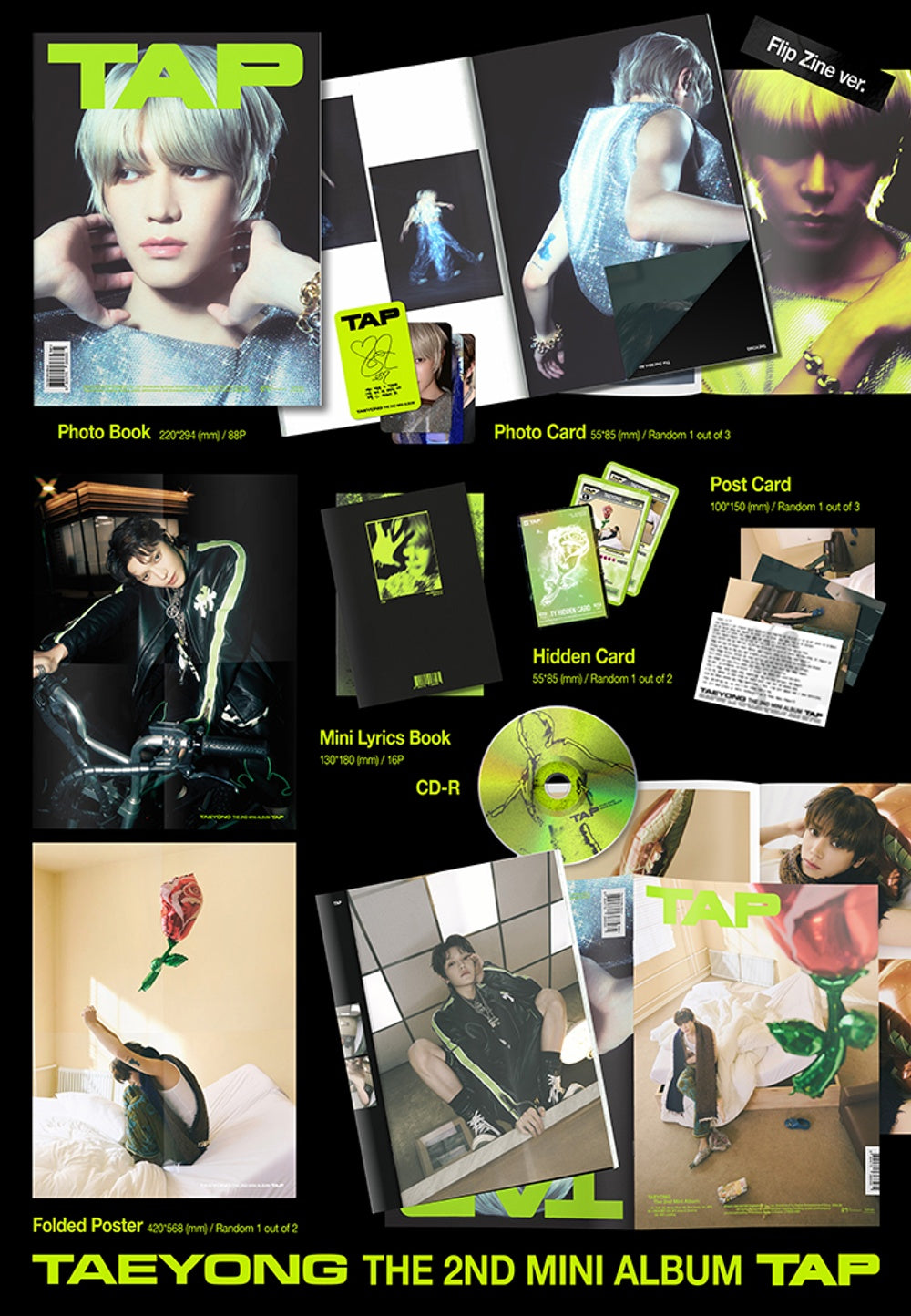 Đĩa NCT 127 The 2nd Mini Album [TAP] (Flip Zine Ver)-Kallos