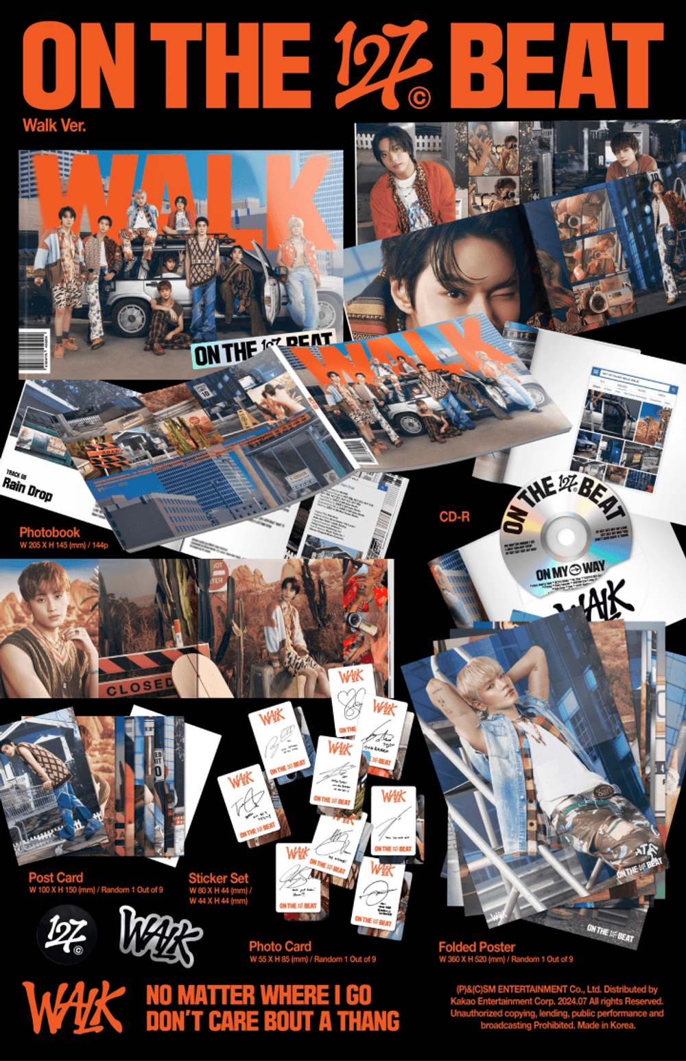 Đĩa NCT 127 The 6th Album [WALK] (Walk Ver)-Kallos