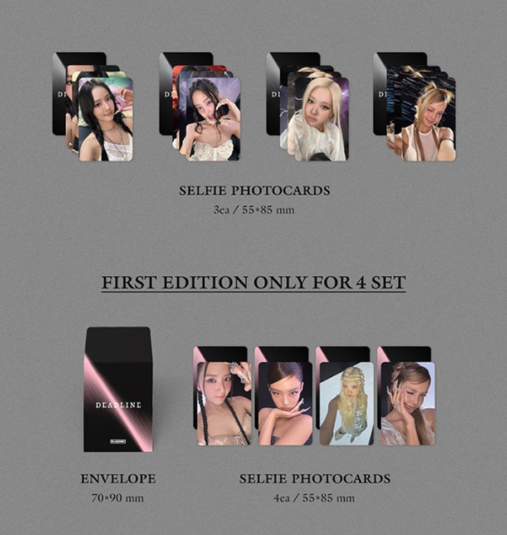 Đĩa Nhạc BLACKPINK 3rd Mini Album Deadline Silver Version