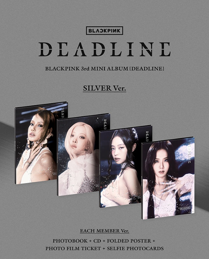Đĩa Nhạc BLACKPINK 3rd Mini Album Deadline Silver Version