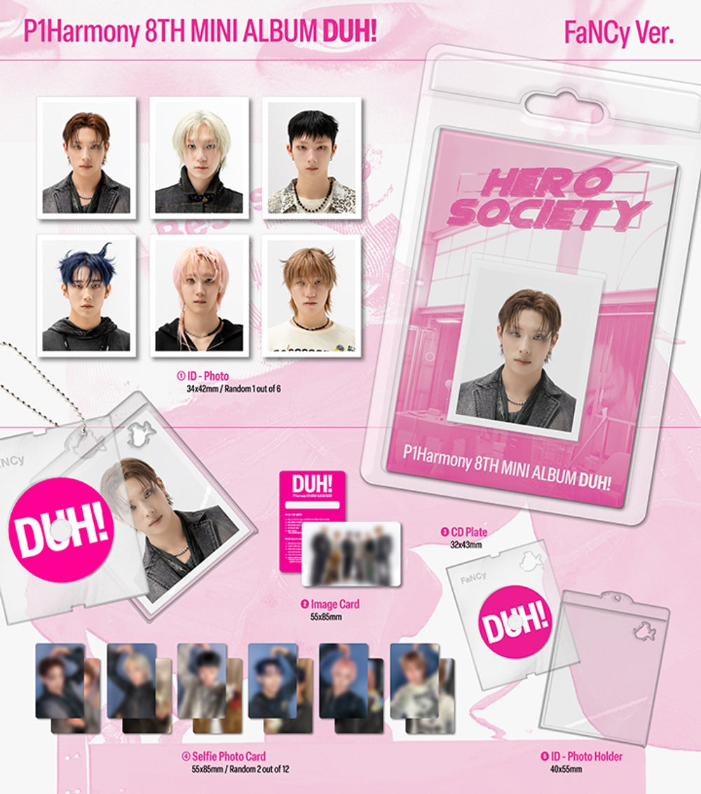 Đĩa P1Harmony 8th Mini Album [DUH!] (FaNCy Ver) (Random)-Kallos