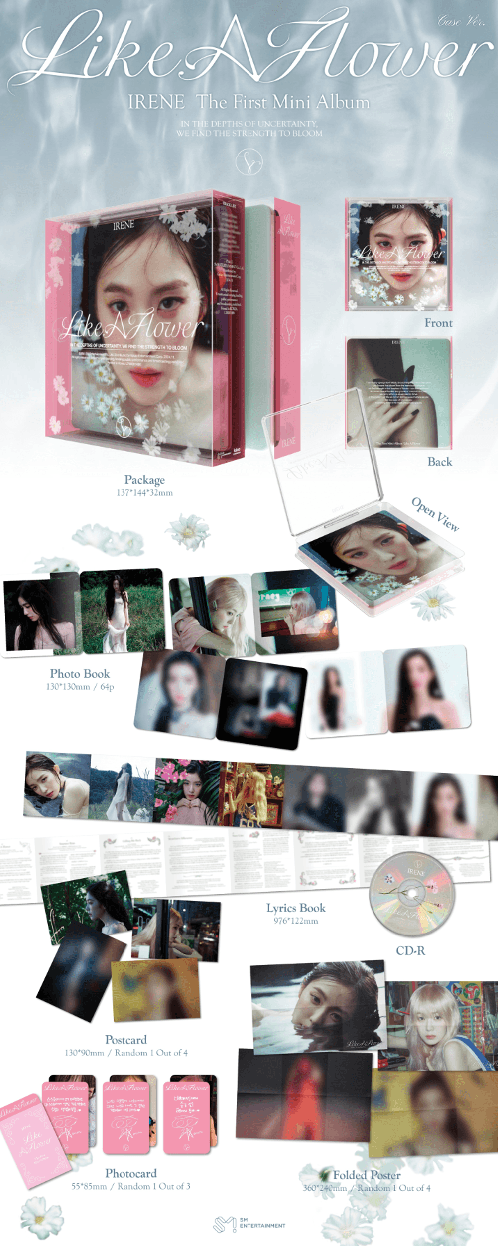 Đĩa Red Velvet The 1st Mini Album [Like A Flower] (Case Ver)-Kallos