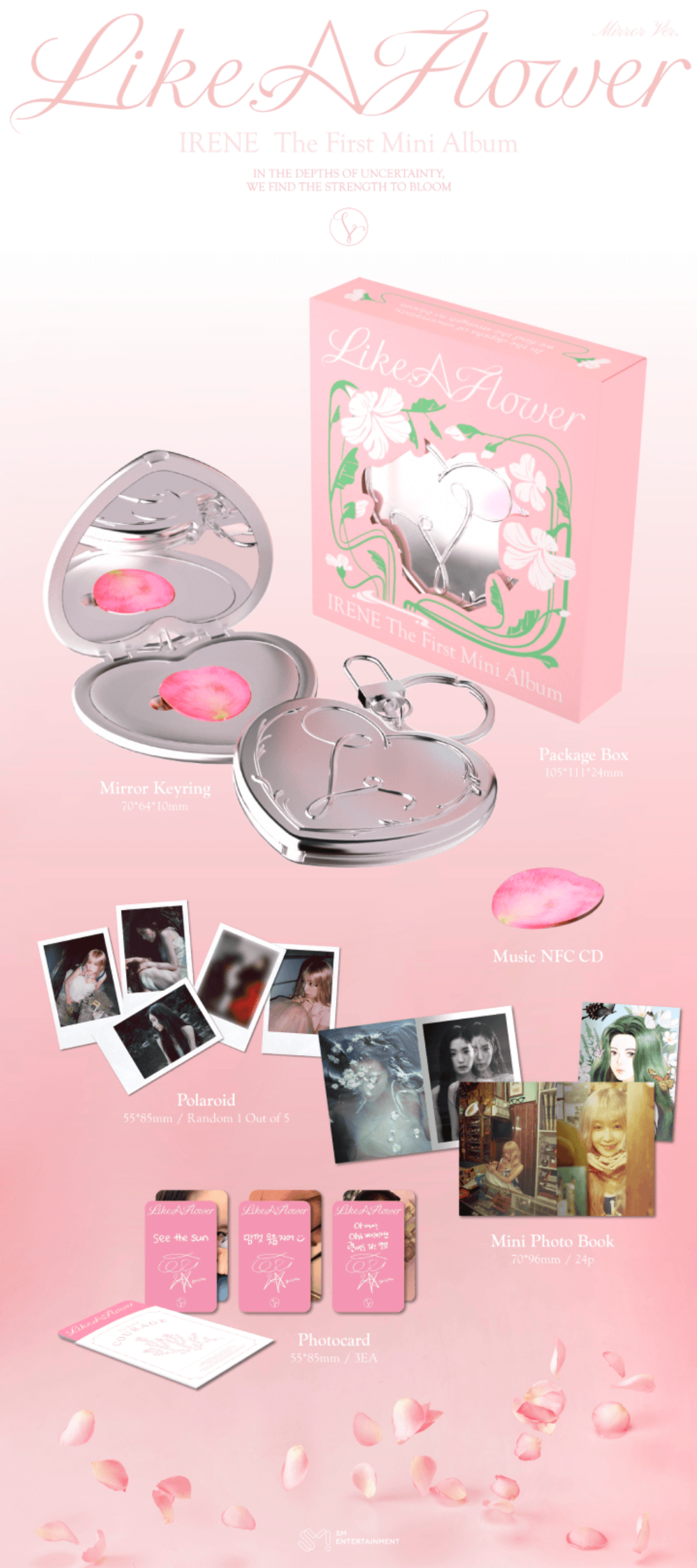 Đĩa Red Velvet The 1st Mini Album [Like A Flower] (Mirror Ver)-Kallos