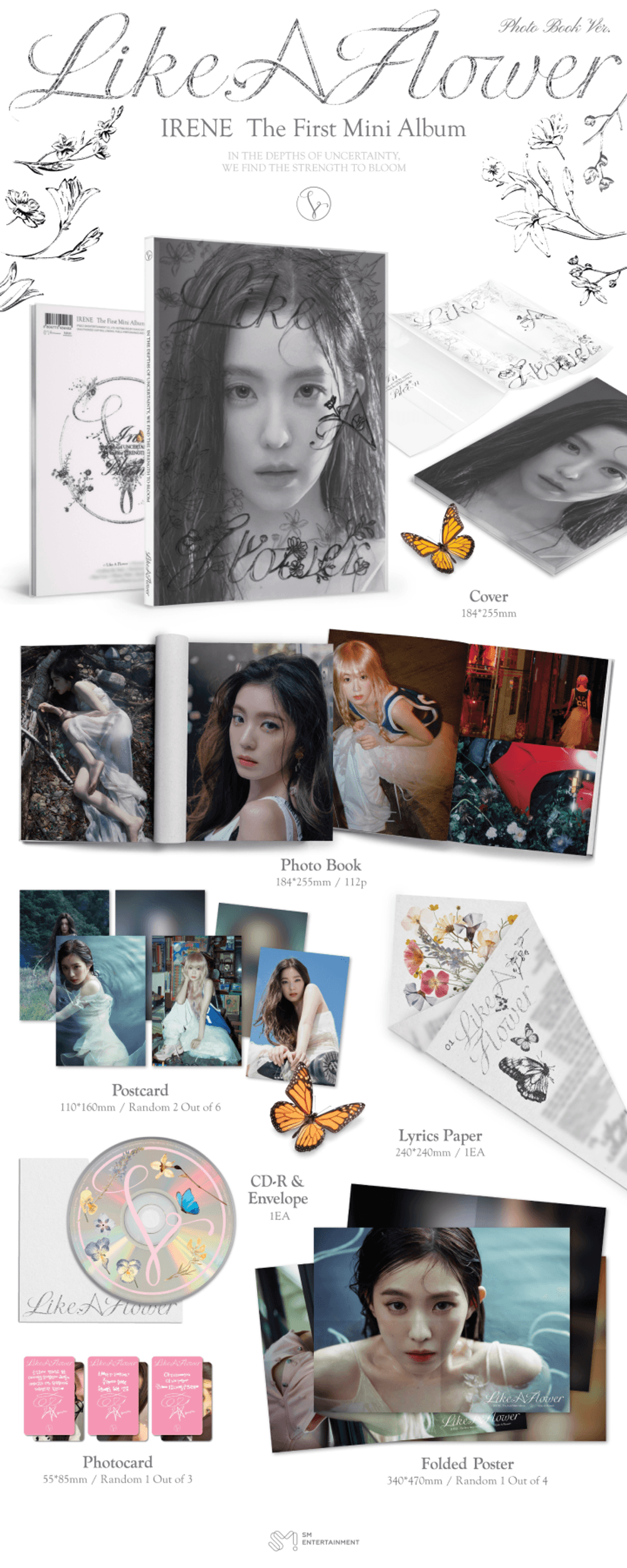 Đĩa Red Velvet The 1st Mini Album [Like A Flower] (Photo Book Ver)-Kallos
