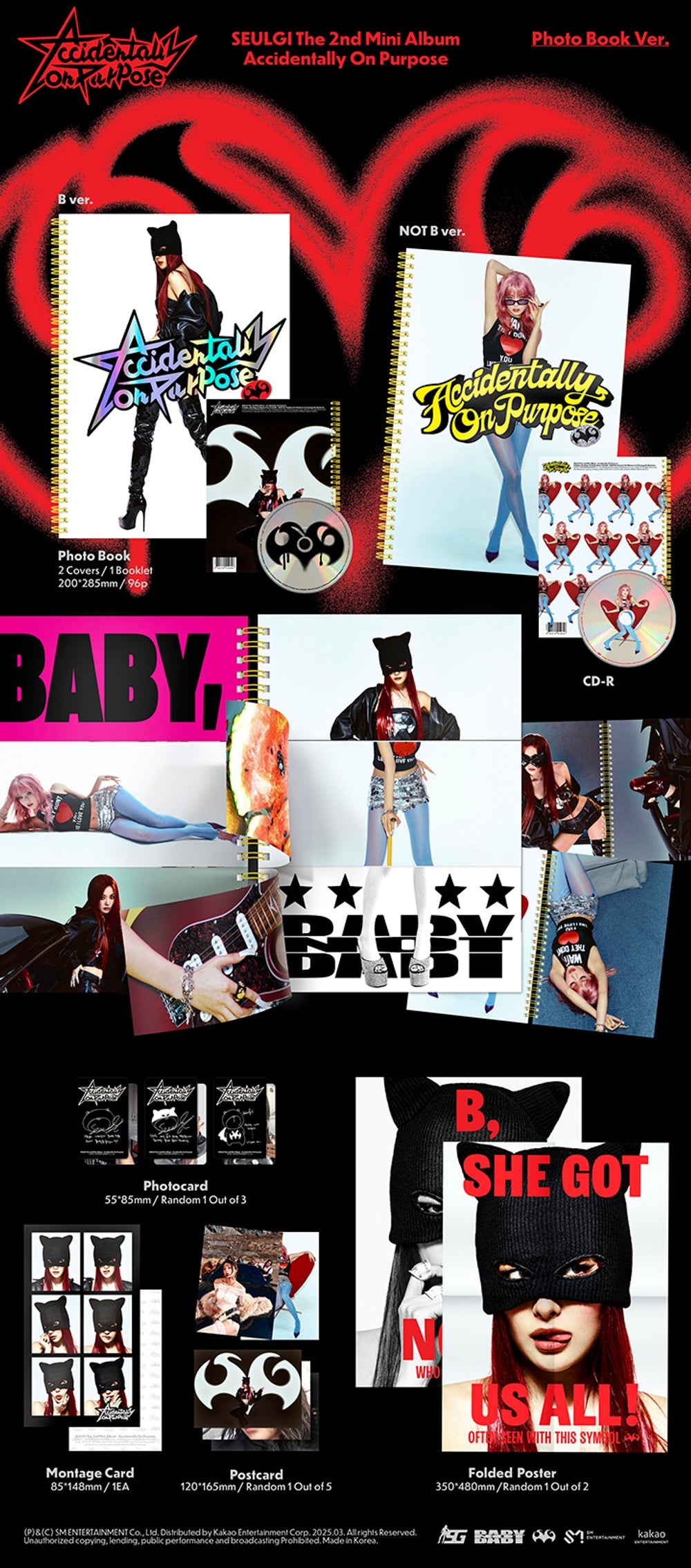 Đĩa Red Velvet The 2nd Mini Album [Accidentally On Purpose] (Photo Book Ver) Random