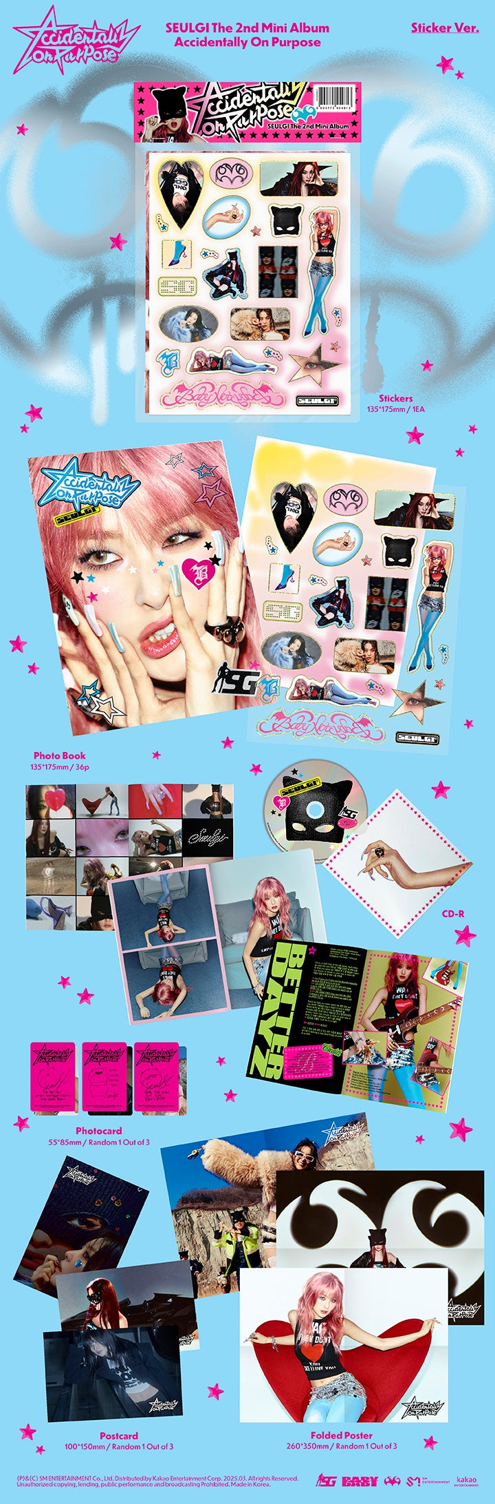 Đĩa Red Velvet The 2nd Mini Album [Accidentally On Purpose] (Sticker Ver)-Kallos