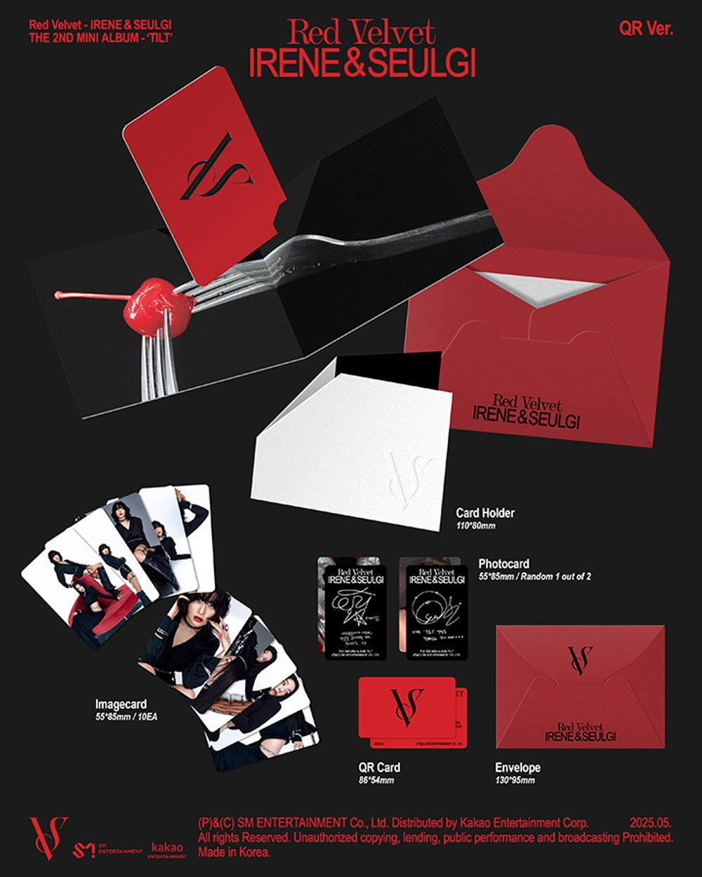 Đĩa Red Velvet The 2nd Mini Album [TILT] (QR Ver) (Smart Album)-Kallos