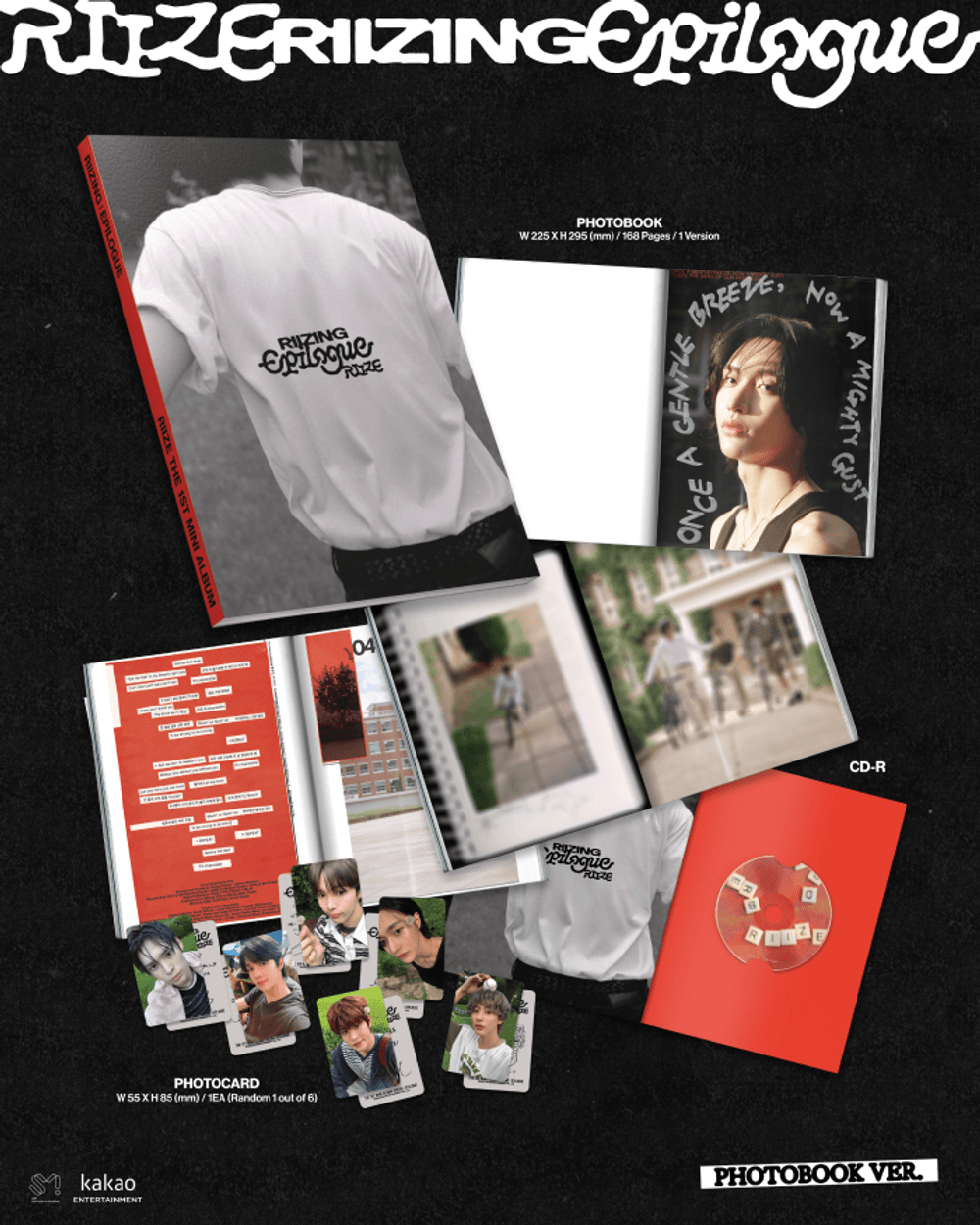 Đĩa RIIZE 1st Mini Album [RIIZING: Epilogue] (Photo Book Ver)-Kallos