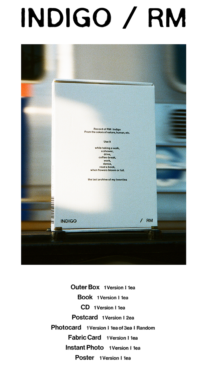 Đĩa RM (BTS) 'Indigo' (Book Edition)