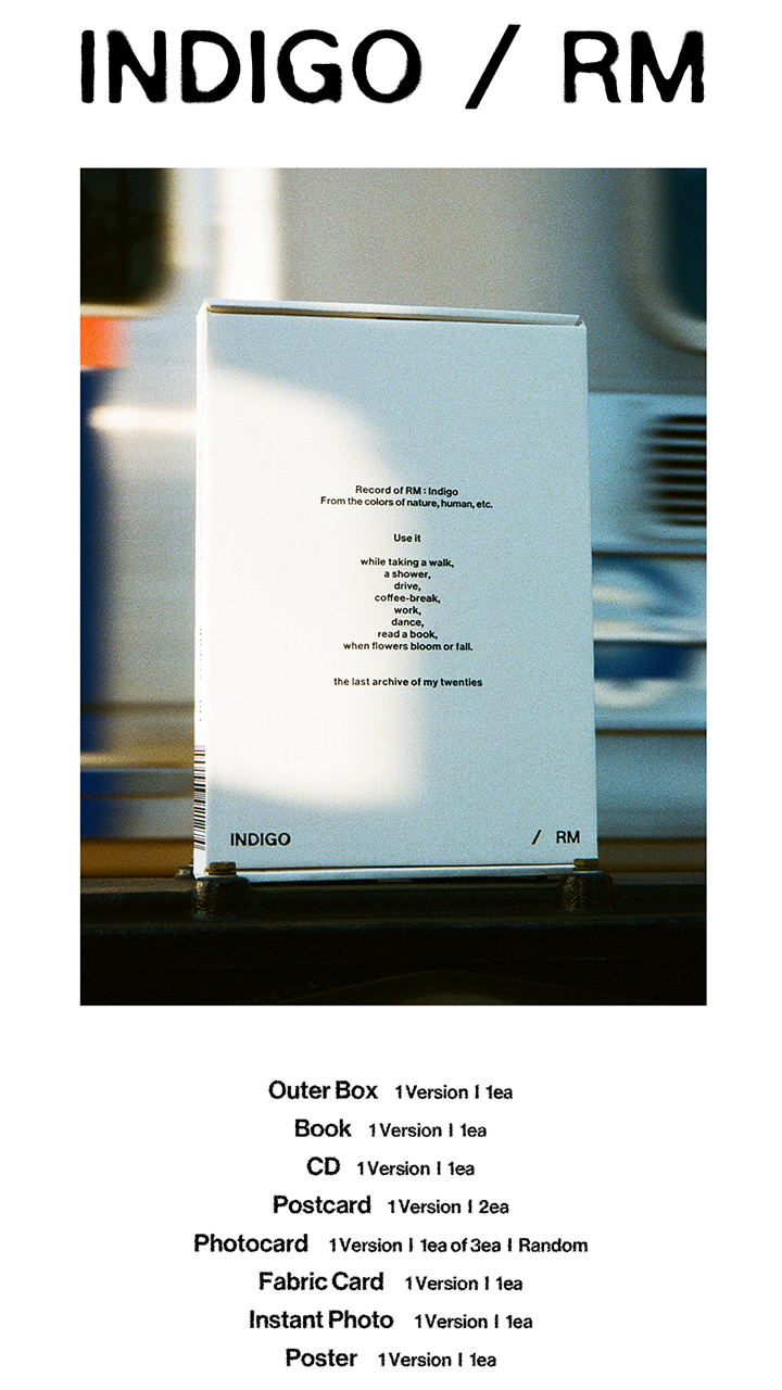 Đĩa RM (BTS) 'Indigo' (Book Edition) - Kallos Vietnam