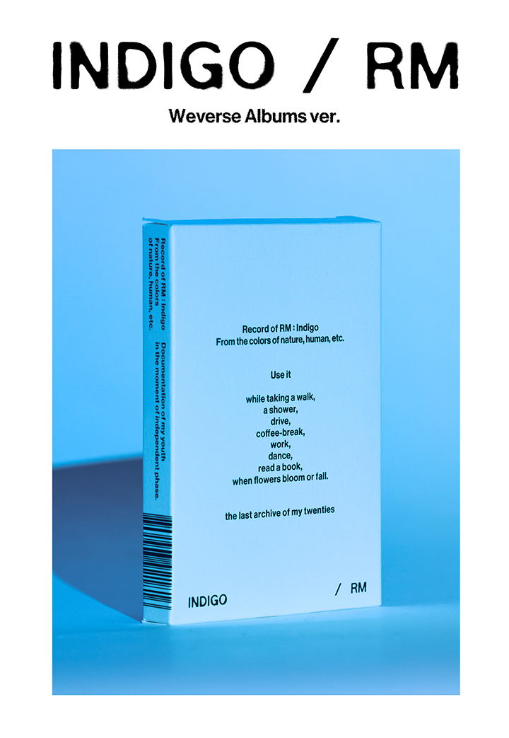 Đĩa RM (BTS) 'Indigo' Postcard Edition (Weverse Albums Ver.) - Kallos Vietnam