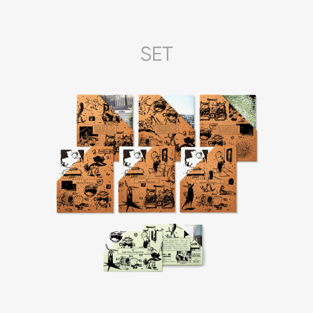 Đĩa RM (BTS) 'Right Place, Wrong Person' (Set) + (Weverse Albums Ver.) Set