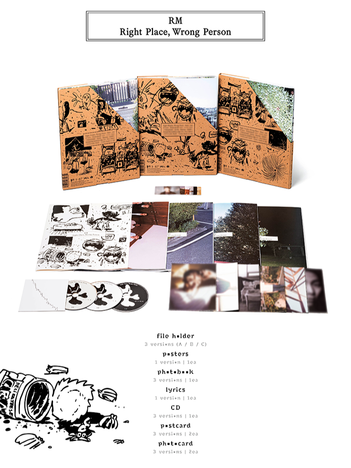 Đĩa RM (BTS) 'Right Place, Wrong Person' (Set) - Kallos Vietnam
