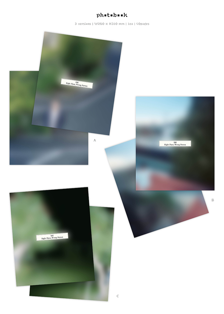 Đĩa RM (BTS) 'Right Place, Wrong Person' (Set) + (Weverse Albums Ver.) Set