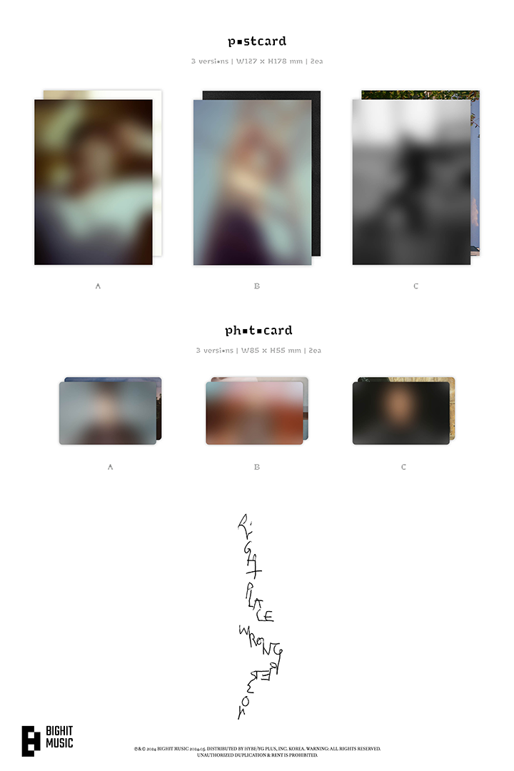 Đĩa RM (BTS) 'Right Place, Wrong Person' (Set) - Kallos Vietnam