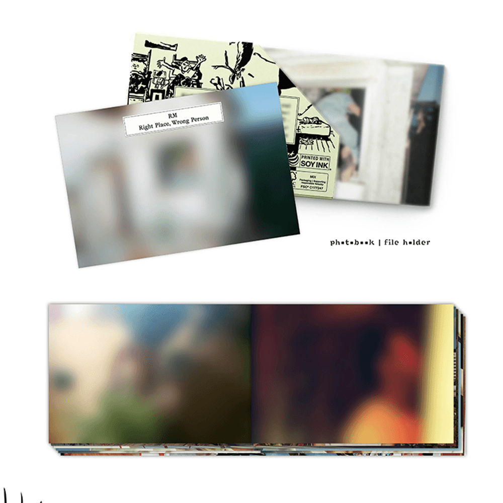 Đĩa RM (BTS) 'Right Place, Wrong Person' (Set) + (Weverse Albums Ver.) Set