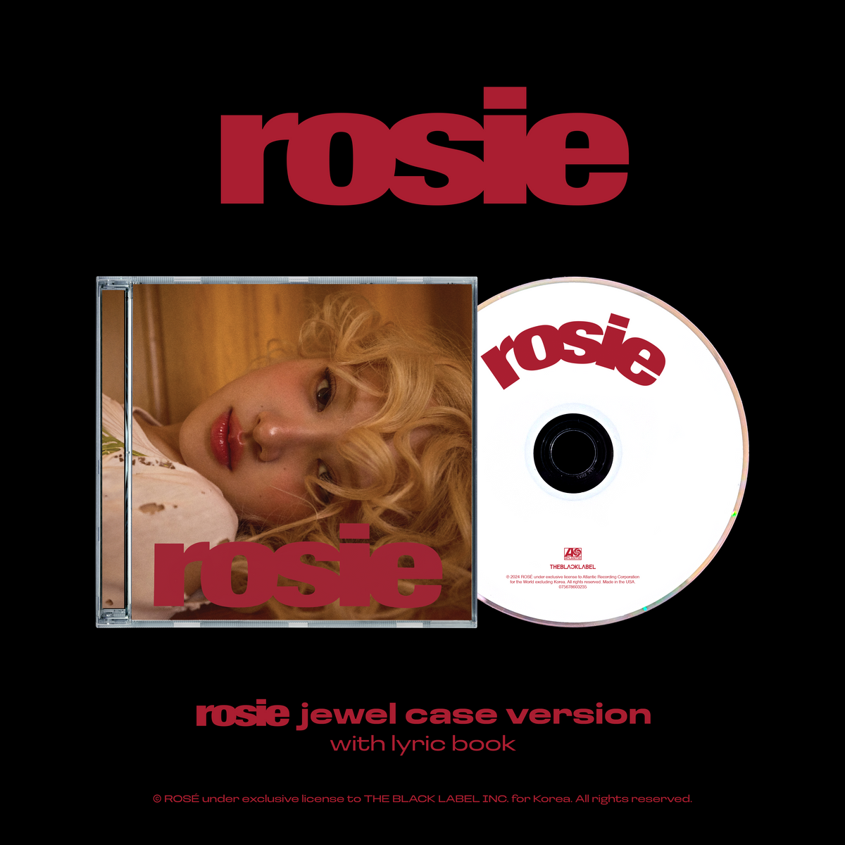 Đĩa ROSÉ First Studio Album ‘Rosie’ (Jewel)