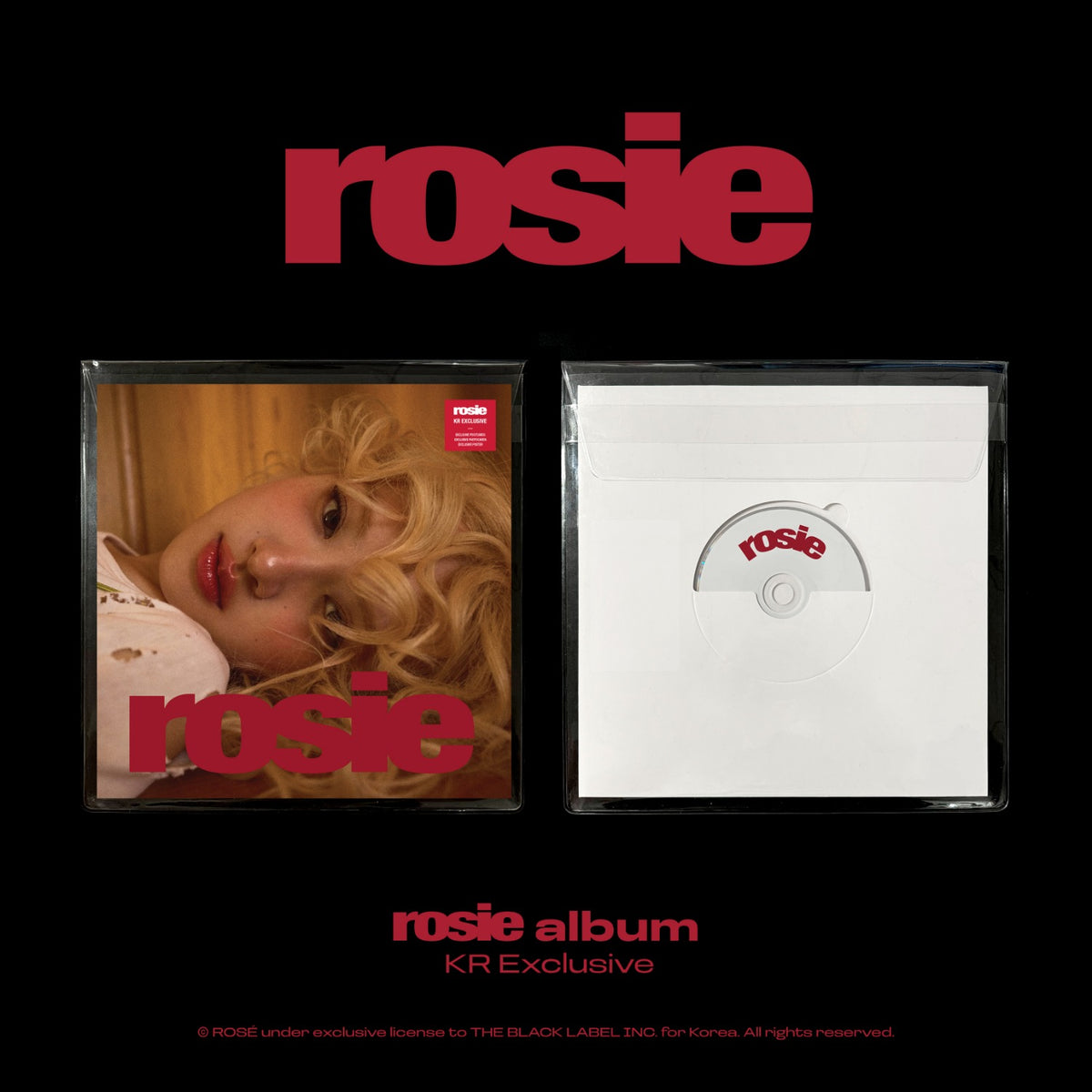 Đĩa ROSÉ First Studio Album ‘Rosie’ (KR Exclusive)