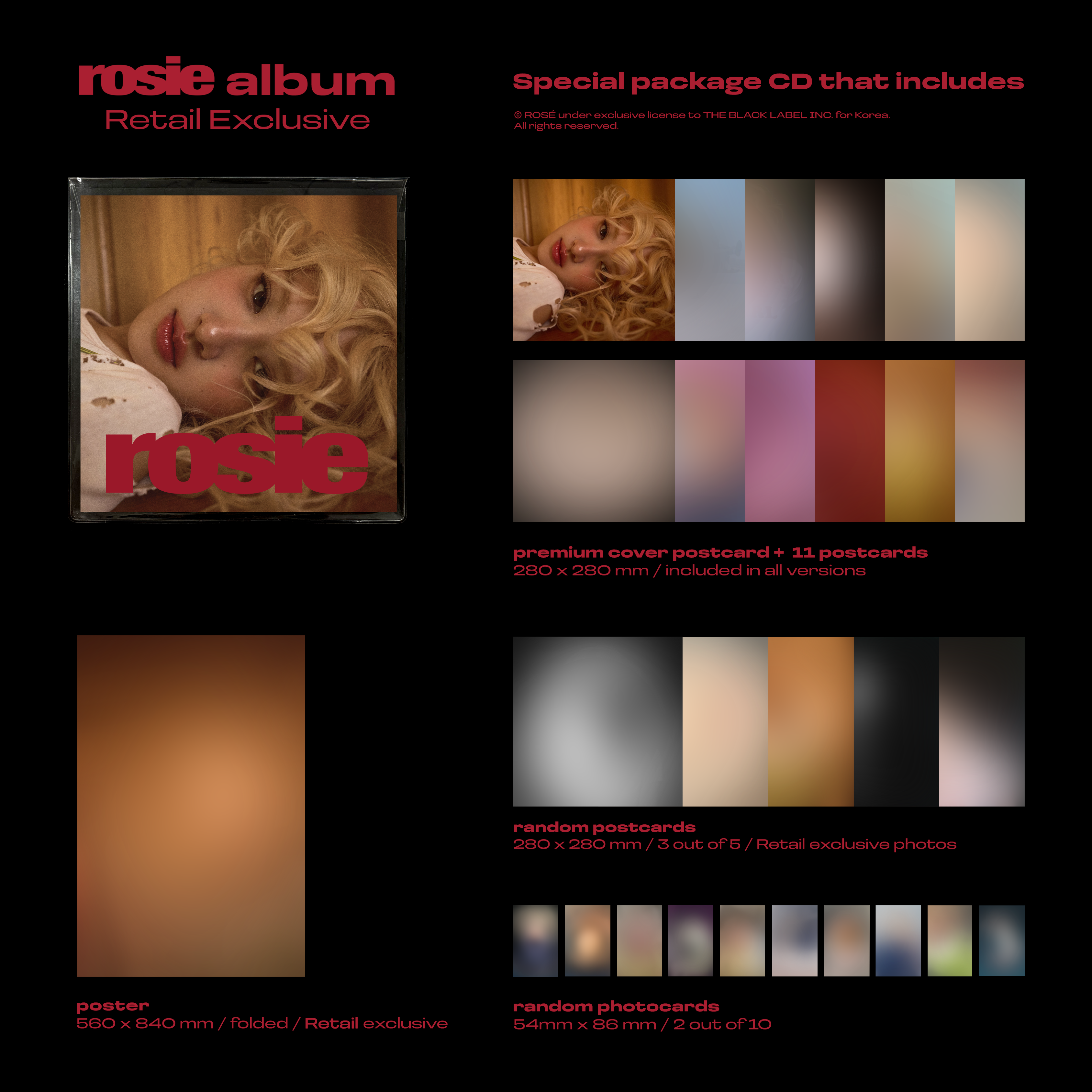 Đĩa ROSÉ First Studio Album ‘Rosie’ (Retail Exclusive) - Kallos Vietnam