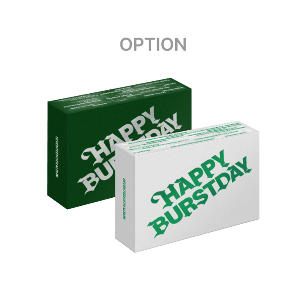 Đĩa SEVENTEEN 5th Album ‘HAPPY BURSTDAY’ KiT Ver (Option)