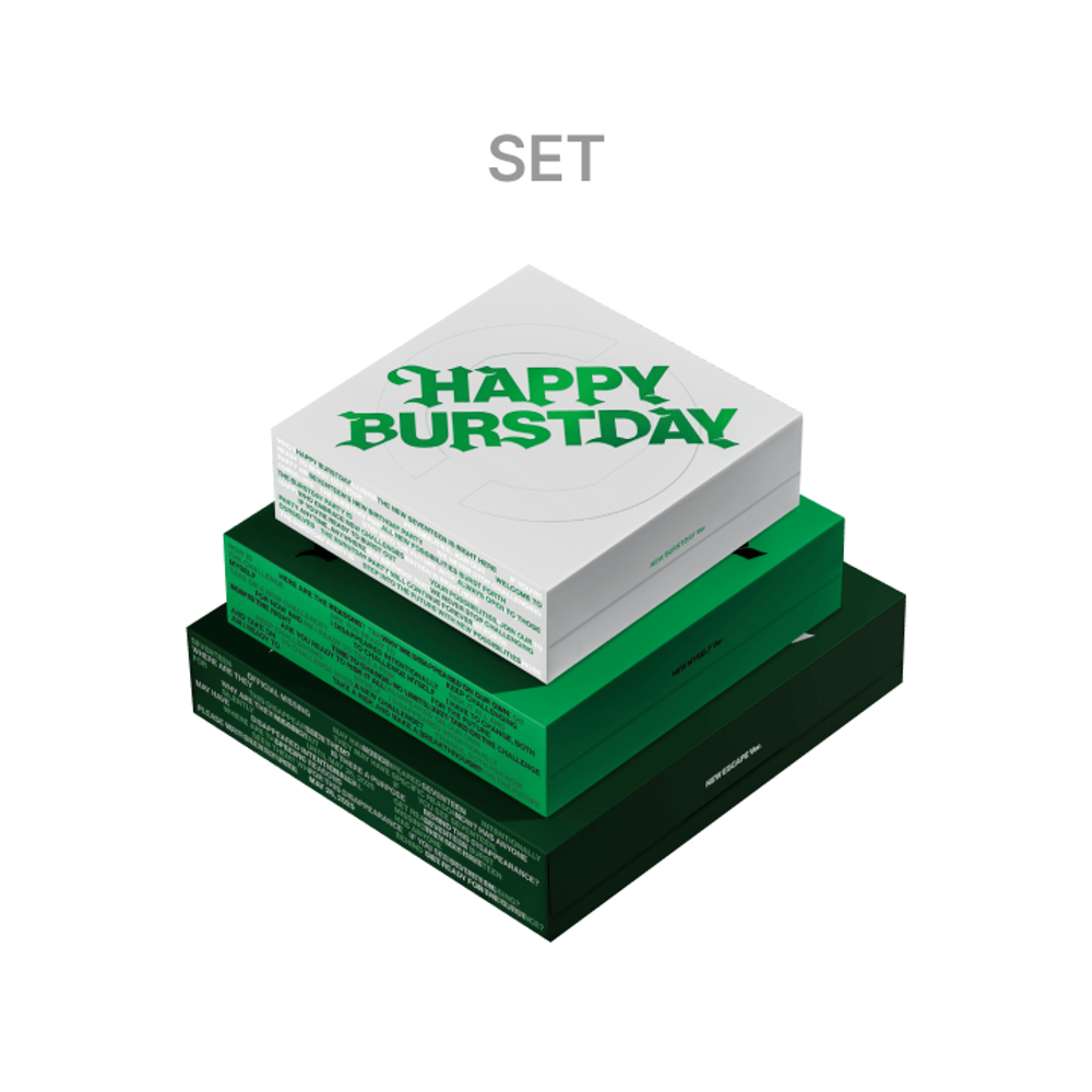 Đĩa SEVENTEEN 5th Album 'HAPPY BURSTDAY' (Set)-Kallos