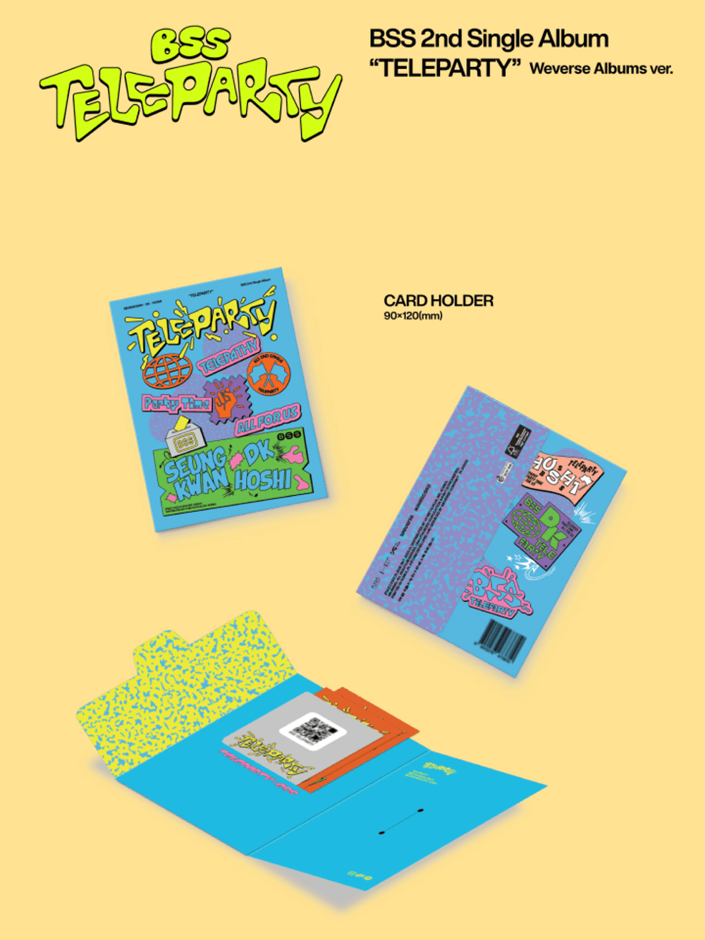Đĩa SEVENTEEN Bu Suk Soon 2nd Single Album 'TELEPARTY' Weverse Albums Ver. - Kallos Vietnam