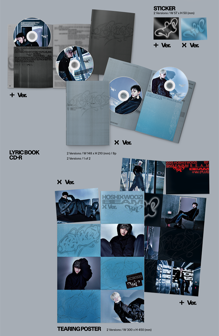 Đĩa SEVENTEEN HOSHI X WOOZI 1st Single Album ‘BEAM’ (Random) - Kallos Vietnam