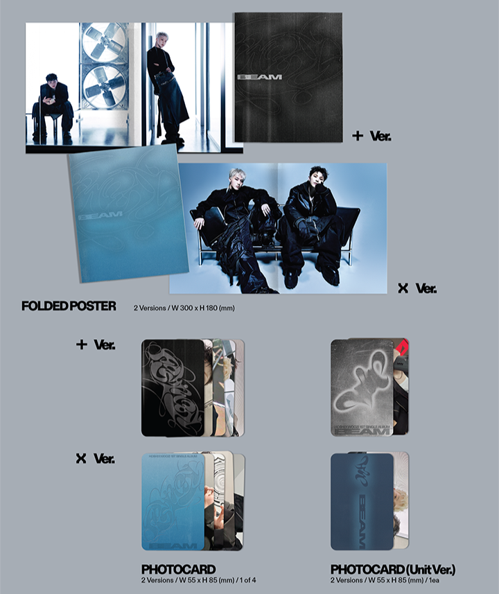 Đĩa SEVENTEEN HOSHI X WOOZI 1st Single Album ‘BEAM’ (Random) - Kallos Vietnam