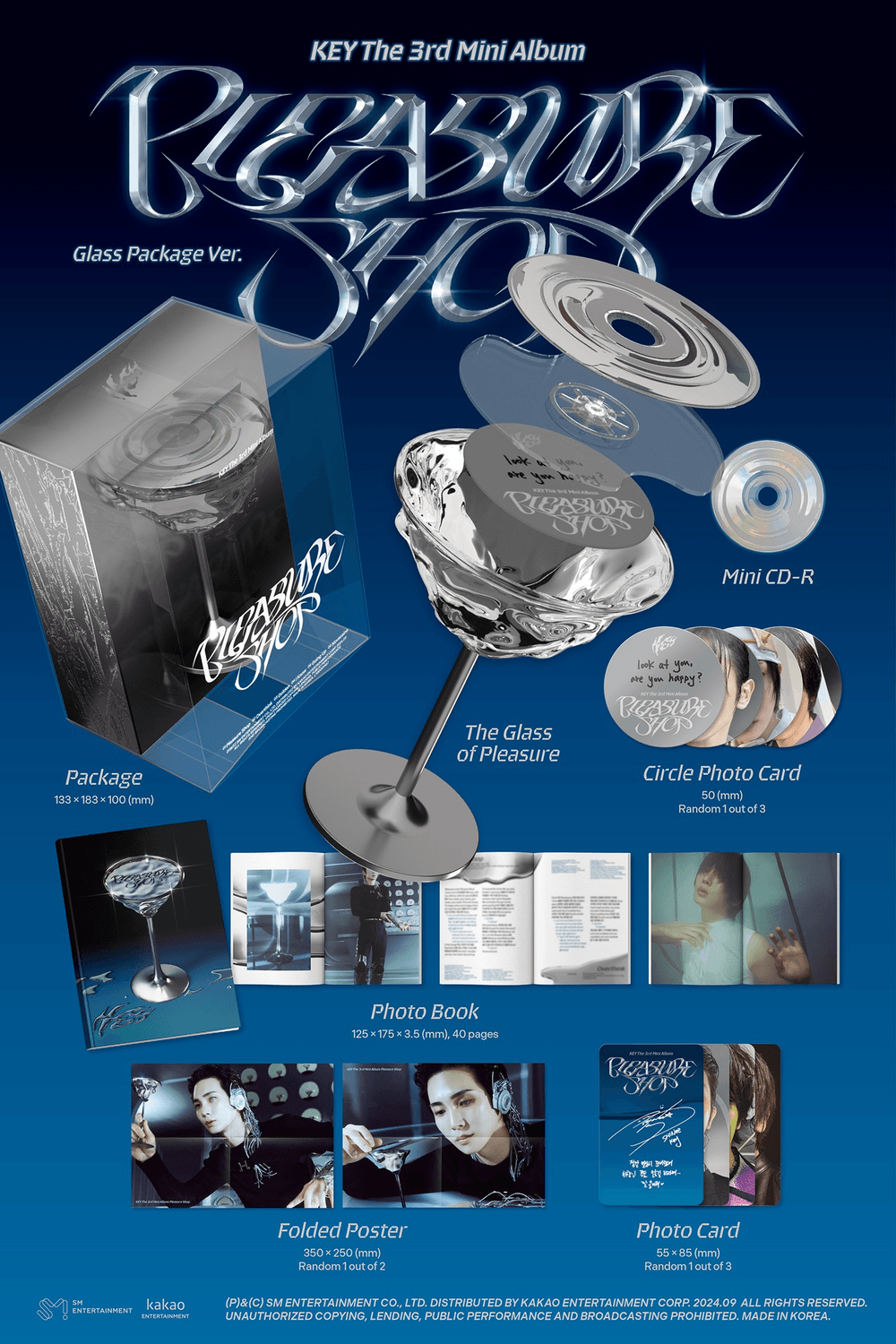 Đĩa SHINee The 3rd Mini Album [Pleasure Shop] (Glass Package Ver)