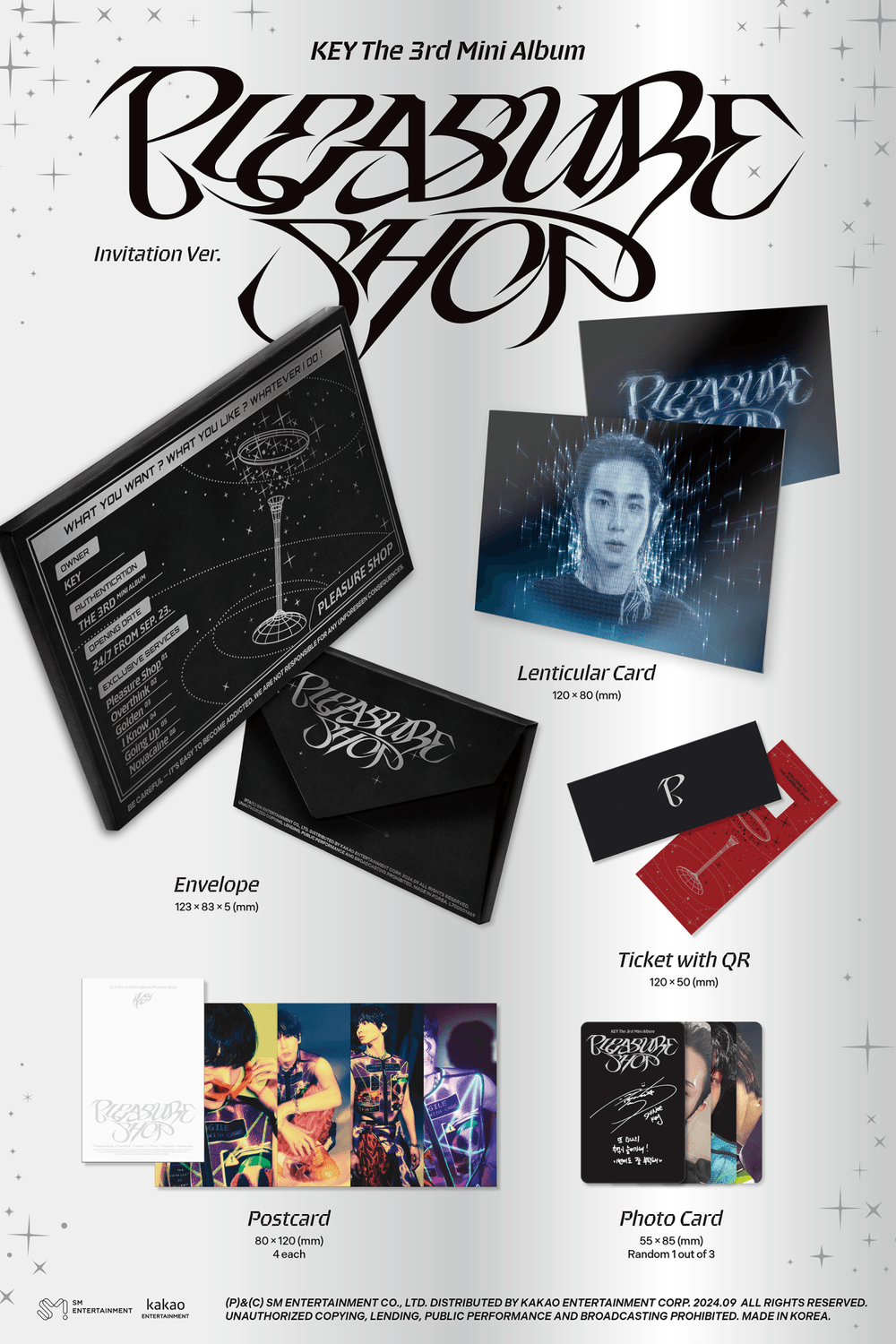 Đĩa SHINee The 3rd Mini Album [Pleasure Shop] (Invitation Ver) (Smart Album)-Kallos