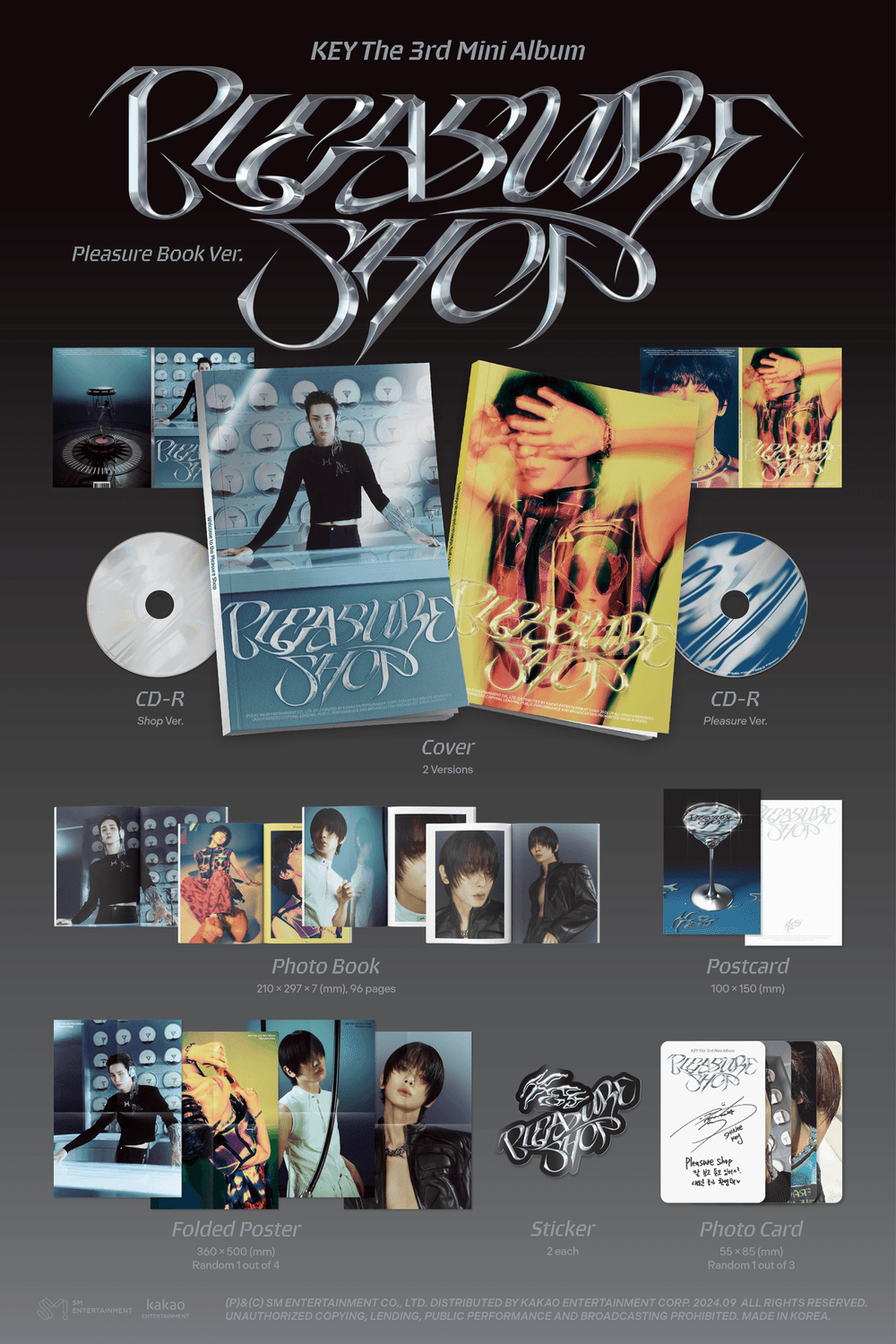 Đĩa SHINee The 3rd Mini Album [Pleasure Shop] (Pleasure Book Ver) (Random)-Kallos