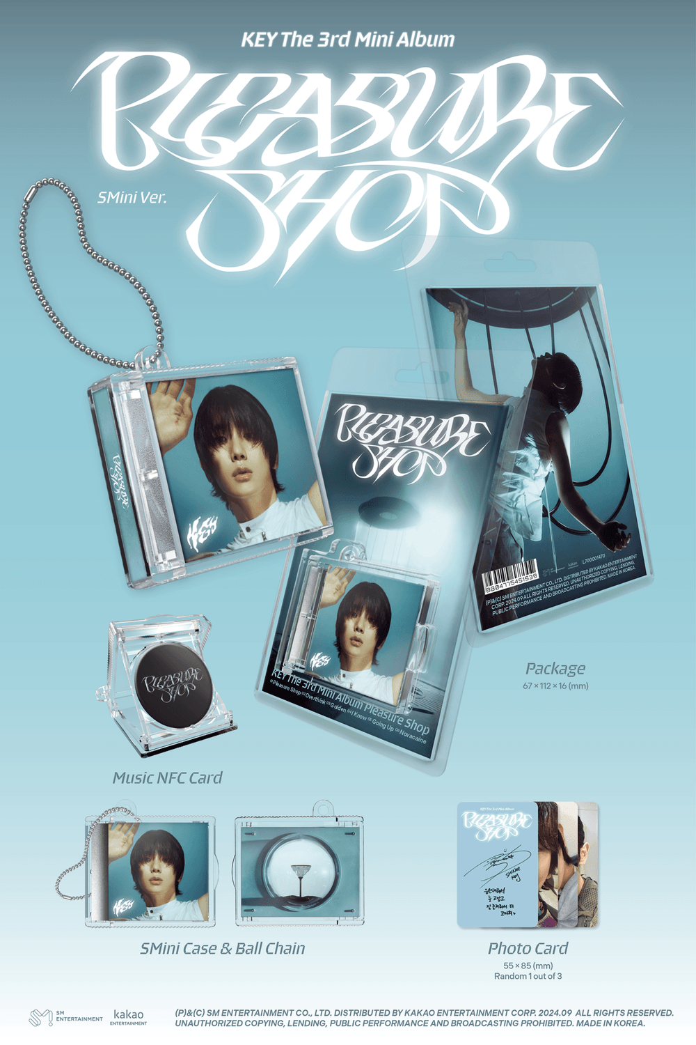 Đĩa SHINee The 3rd Mini Album [Pleasure Shop] (SMini Ver) (Smart Album)-Kallos