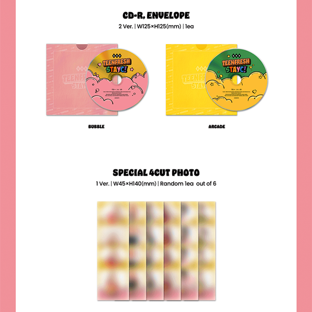 Đĩa STAYC The 3rd Mini Album [TEENFRESH] (Random)-Kallos