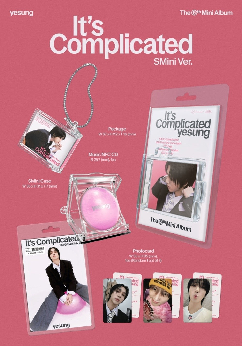 Đĩa SUPER JUNIOR The 6th Mini Album [It’s Complicated] (SMini Ver) (Smart Album)-Kallos