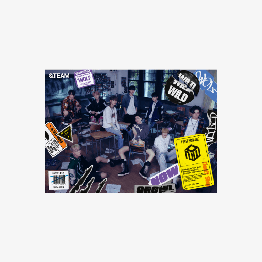 Đĩa &TEAM 1st ALBUM『First Howling: NOW』Limited Edition A-Kallos