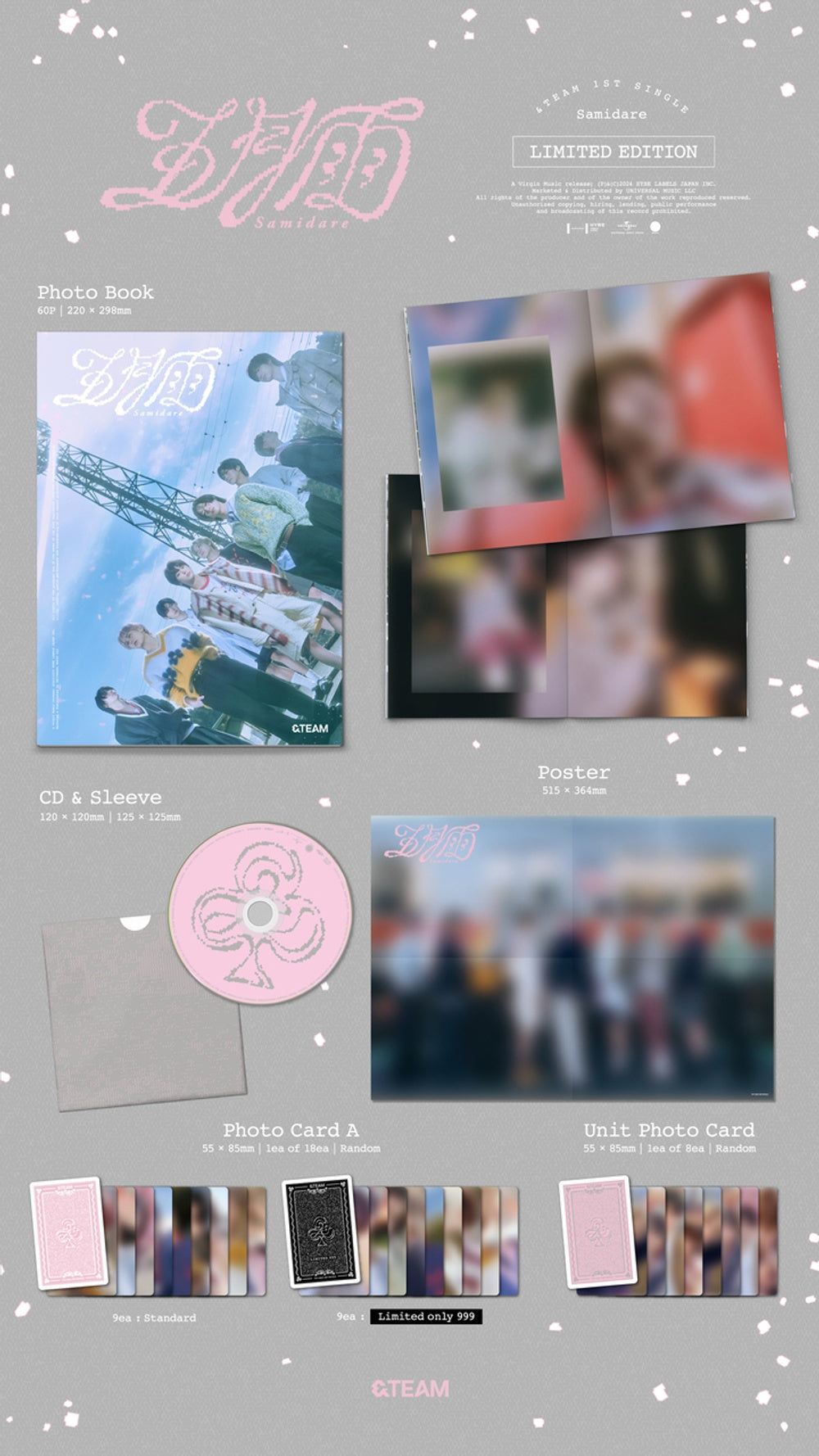 Đĩa &TEAM 1st SINGLE 'Samidare' Limited Edition-Kallos