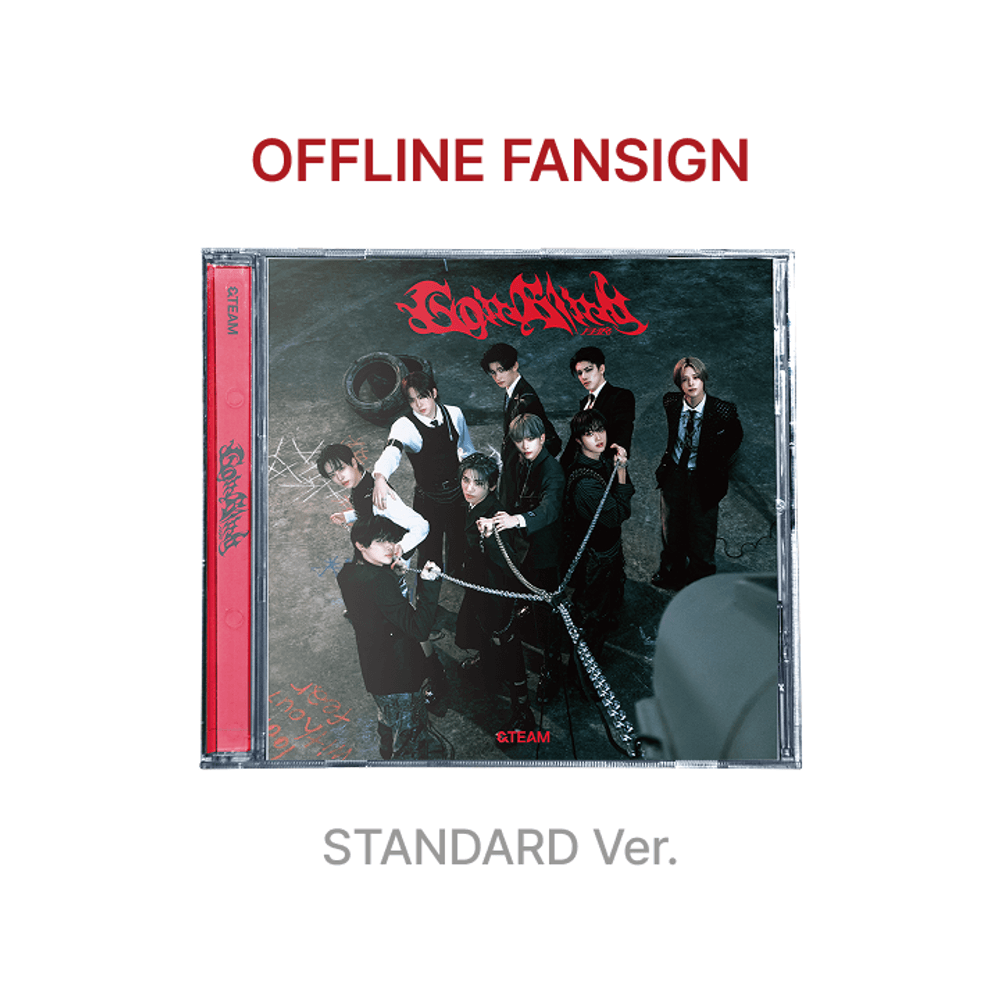 Đĩa &TEAM [Offline Fansign] 3rd SINGLE 'Go in Blind' Standard Edition-Kallos