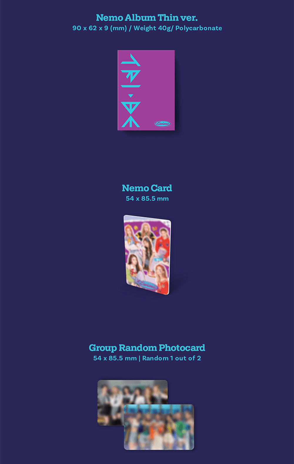 Đĩa TRI.BE 3rd Single Album [Leviosa] Nemoz Album
