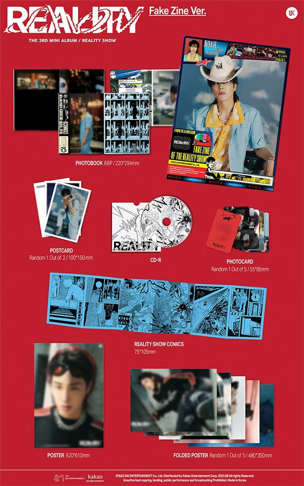 Đĩa TVXQ! The 3rd Mini Album [Reality Show] (Fake Zine Ver)-Kallos