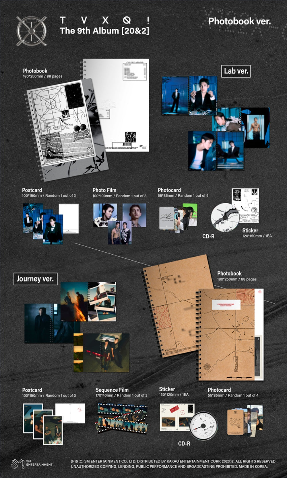 Đĩa TVXQ! The 9th Album [20&2] (Photo Book Ver) Random
