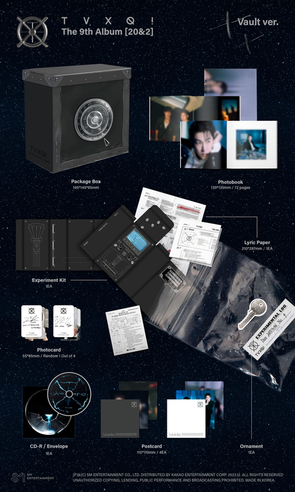 Đĩa TVXQ! The 9th Album [20&2] (Vault Ver)
