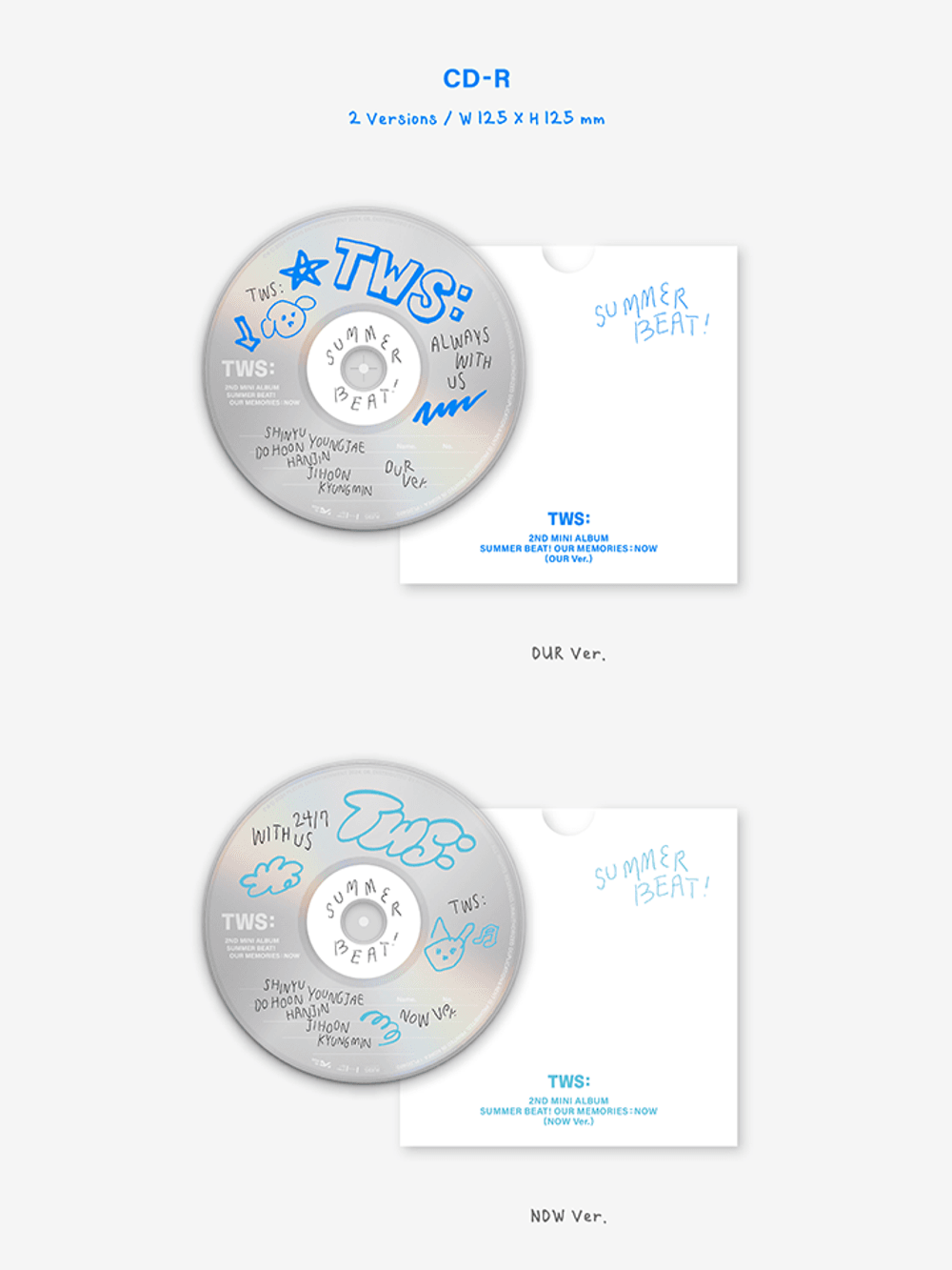 Đĩa TWS 2nd Mini Album 'SUMMER BEAT!' Random - Kallos Vietnam