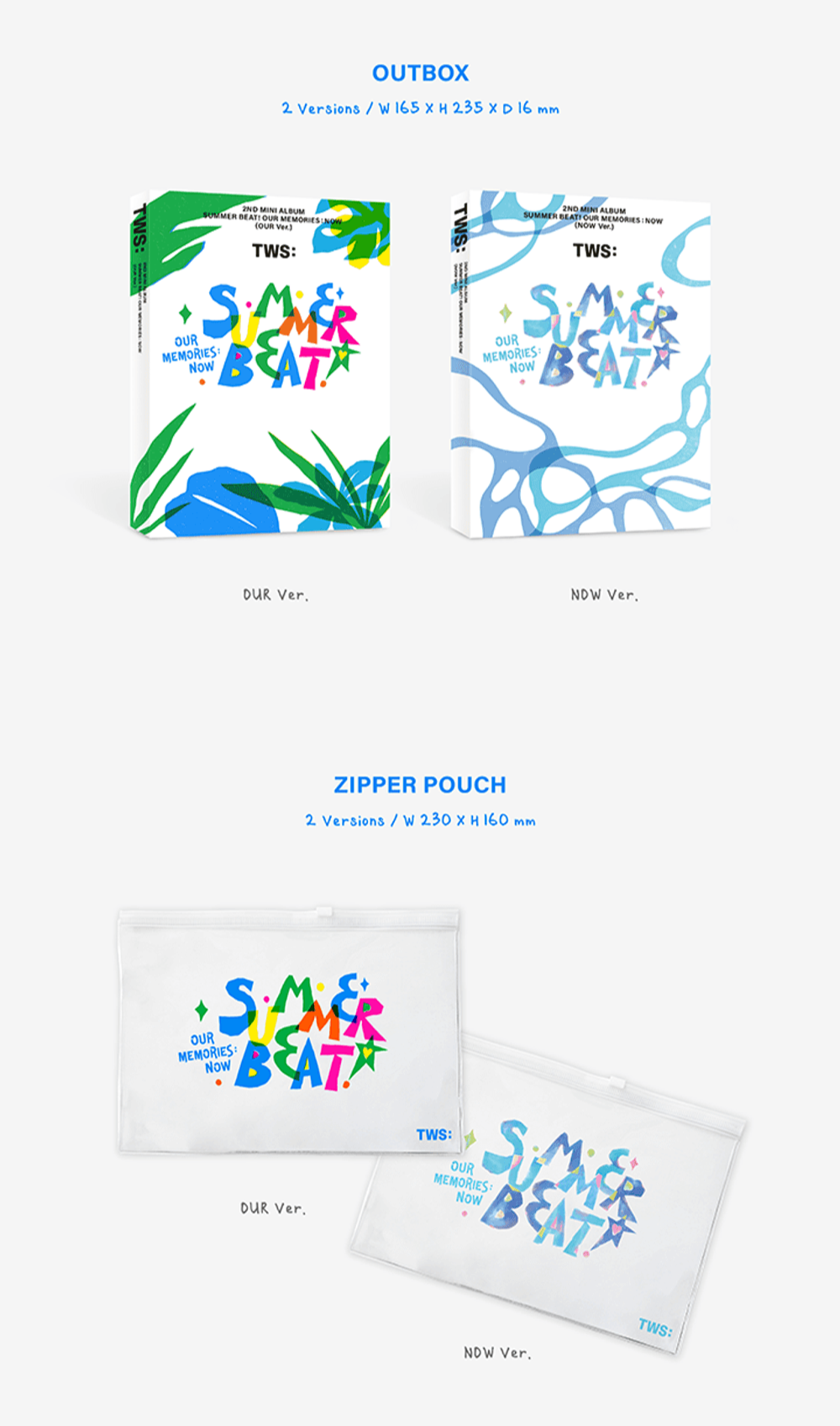 Đĩa TWS 2nd Mini Album 'SUMMER BEAT!' Random - Kallos Vietnam