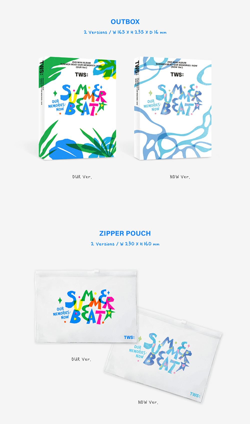 Đĩa TWS 2nd Mini Album 'SUMMER BEAT!' Random